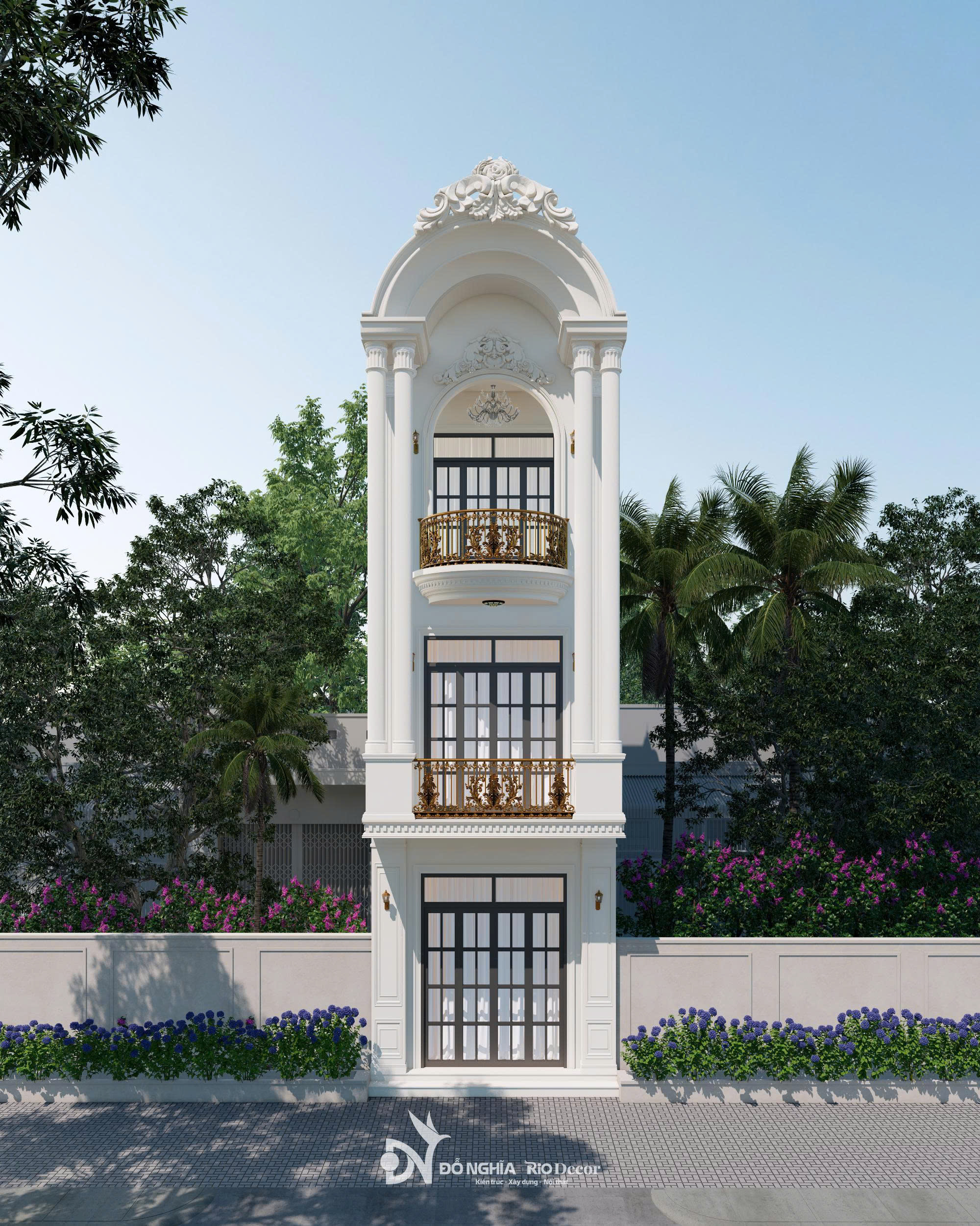 THIẾT KẾ NHÀ PHỐ CỔ ĐIỂN