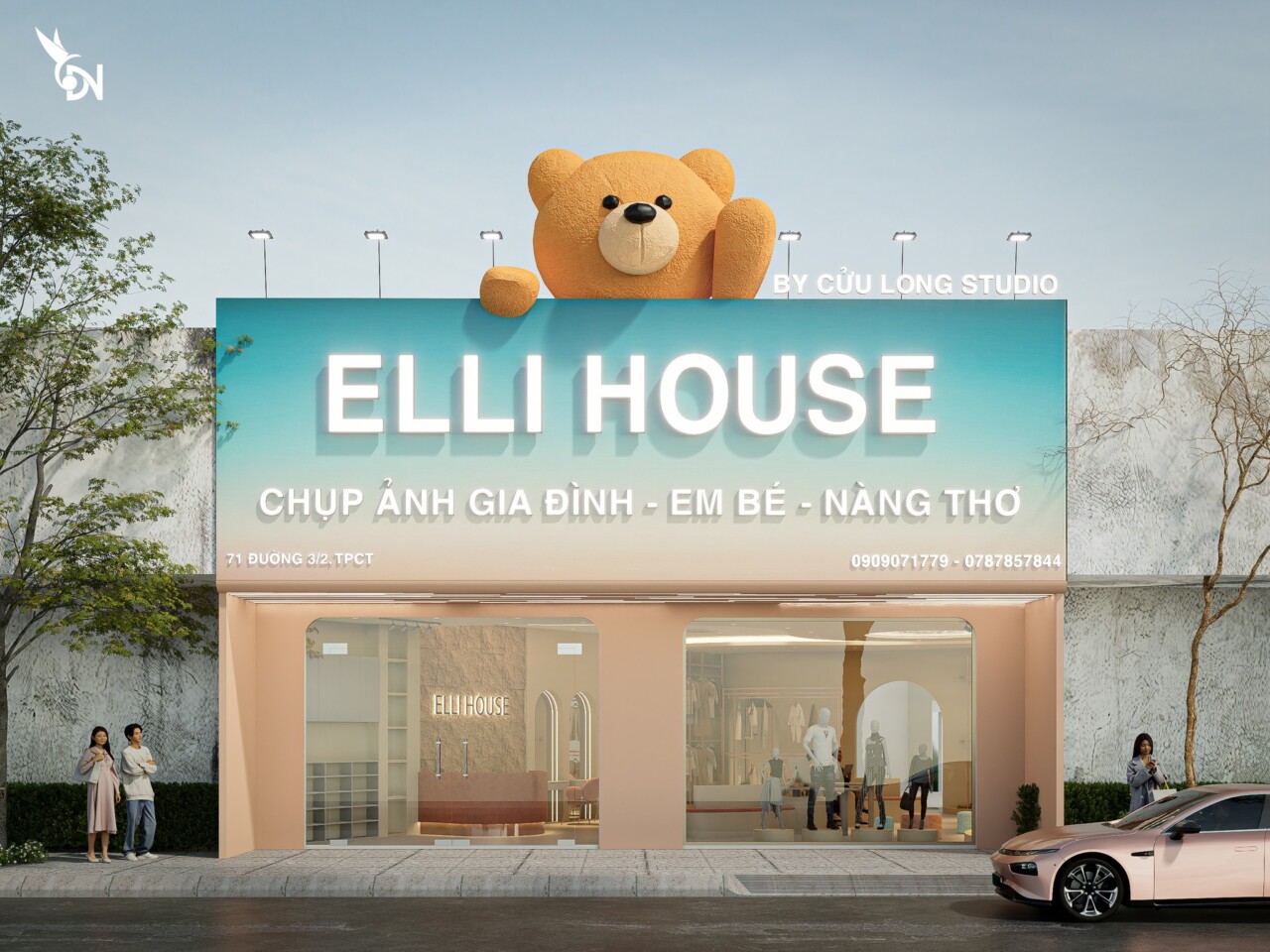 THIẾT KẾ SUDIO ELLI HOUSE