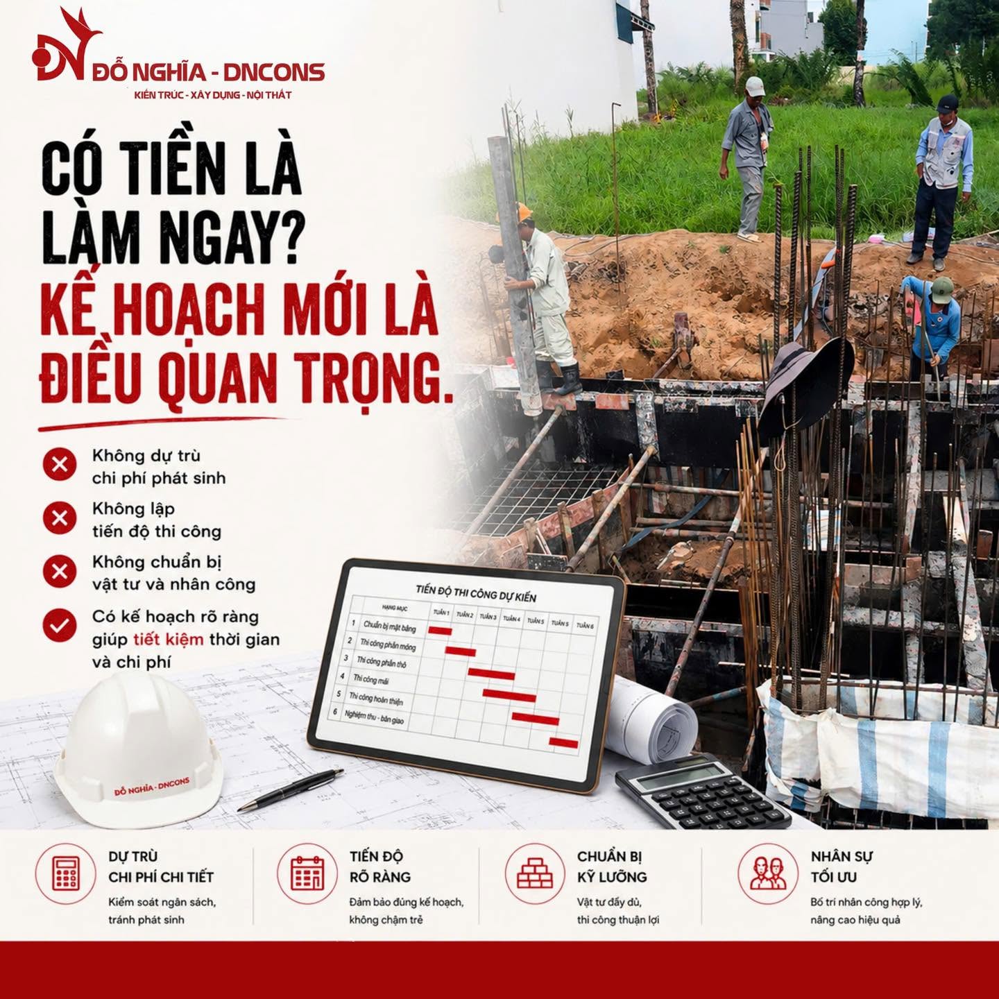 Xây dựng Đỗ Nghĩa đồng hành cùng giải pháp xây nhà chất lượng, minh bạch tài chính 4 Kinh nghiệm nghiệm thu công trình khi hợp tác với công ty xây nhà uy tín Cần Thơ