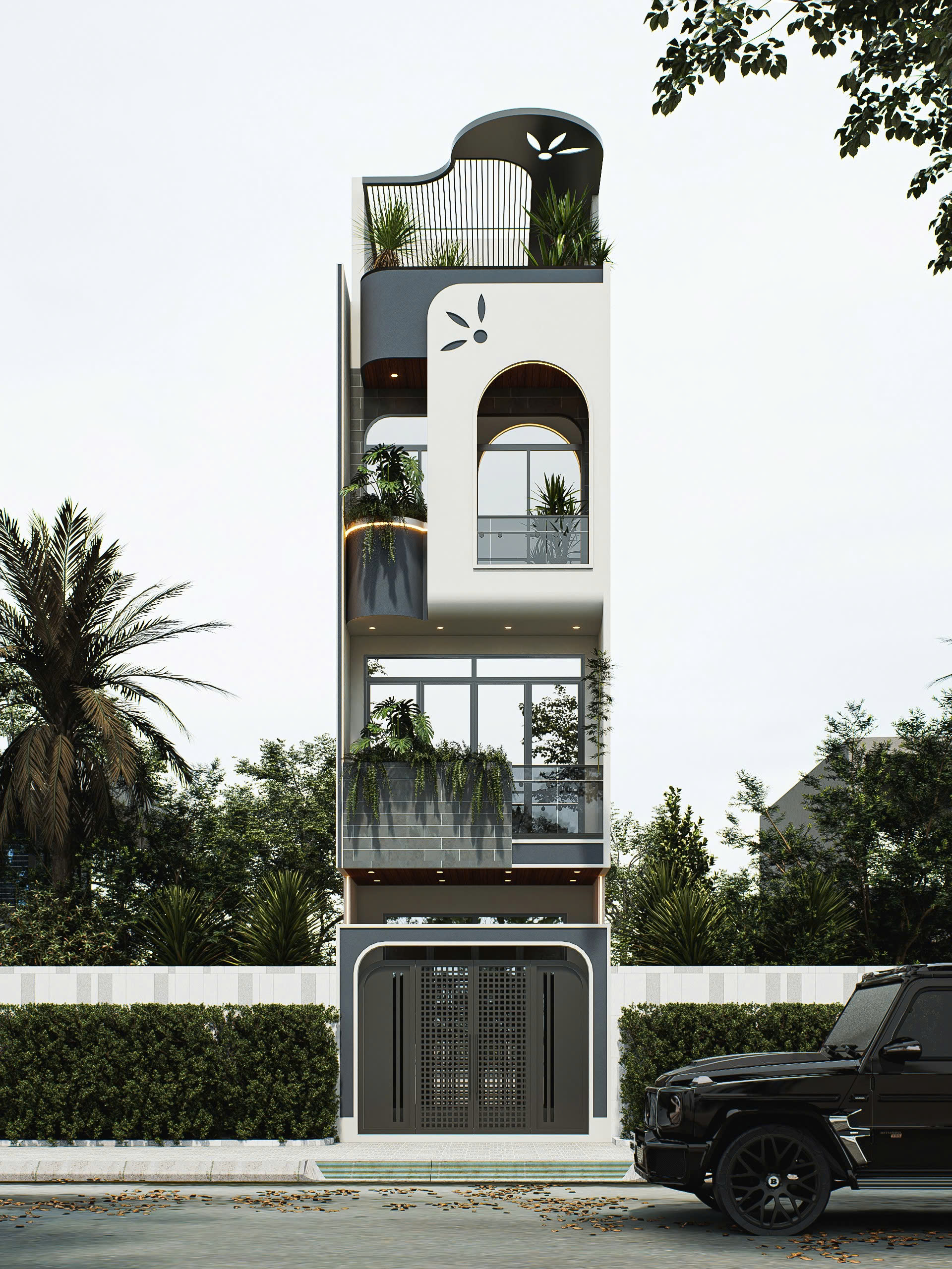 THIẾT KẾ NHÀ PHỐ HIỆN ĐẠI