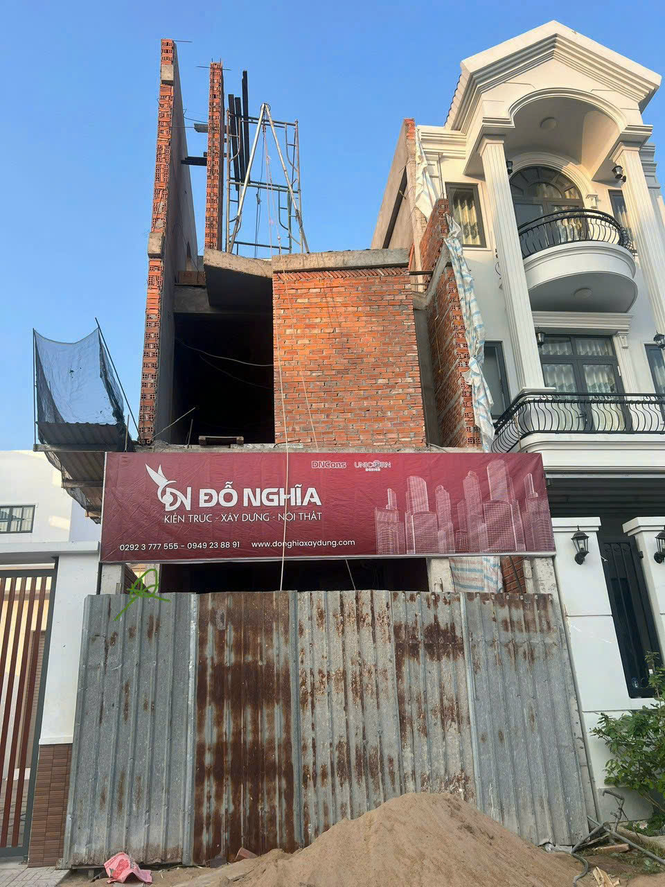 Công trình nhà phố do công ty xây dựng tại quận Ninh Kiều Cần Thơ - Đỗ Nghĩa thi công.
