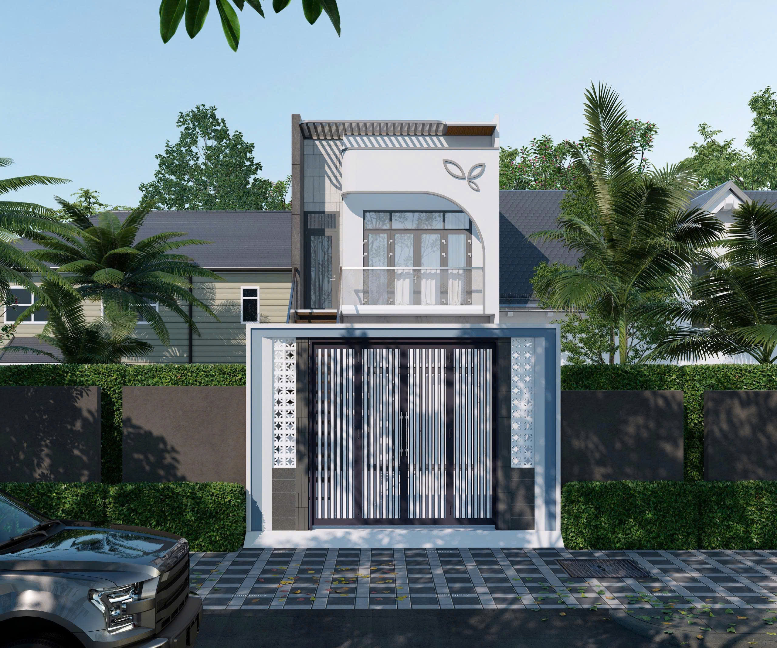 THIẾT KẾ NHÀ KẾT HỢP &VĂN PHÒNG HIỆN ĐẠI